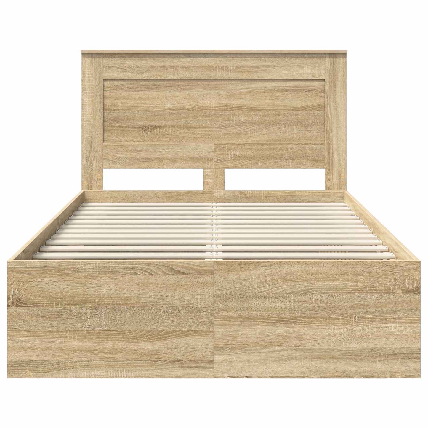 Sengestamme med hodegjerde Sonoma 120 x 190 cm Massiv furu
