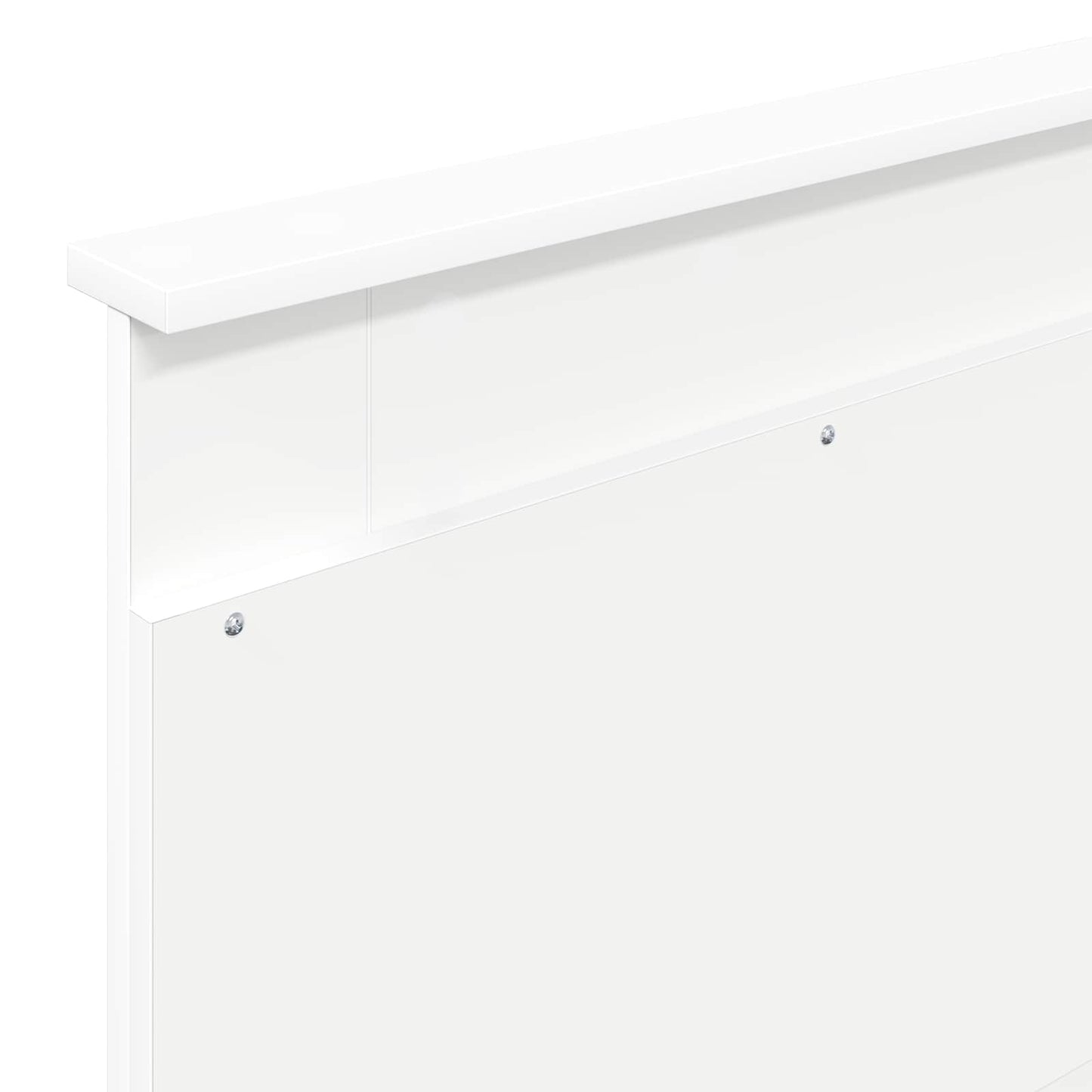 Sengestamme med hodegjerde Hvit 75 x 190 cm Massiv furu