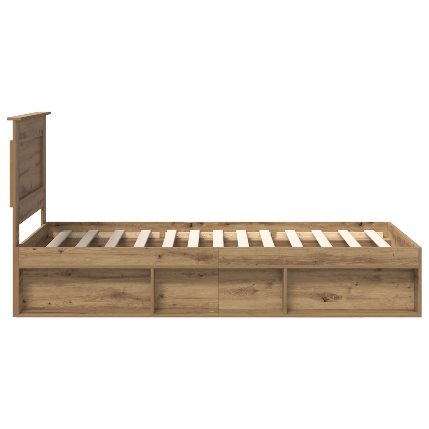 Sengestamme Kunstnerisk Eik 75 x 190 cm Massiv furu