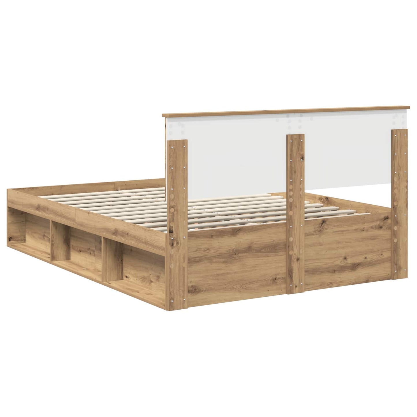 Sengestamme Kunstnerisk Eik 140 x 200 cm Massiv furu