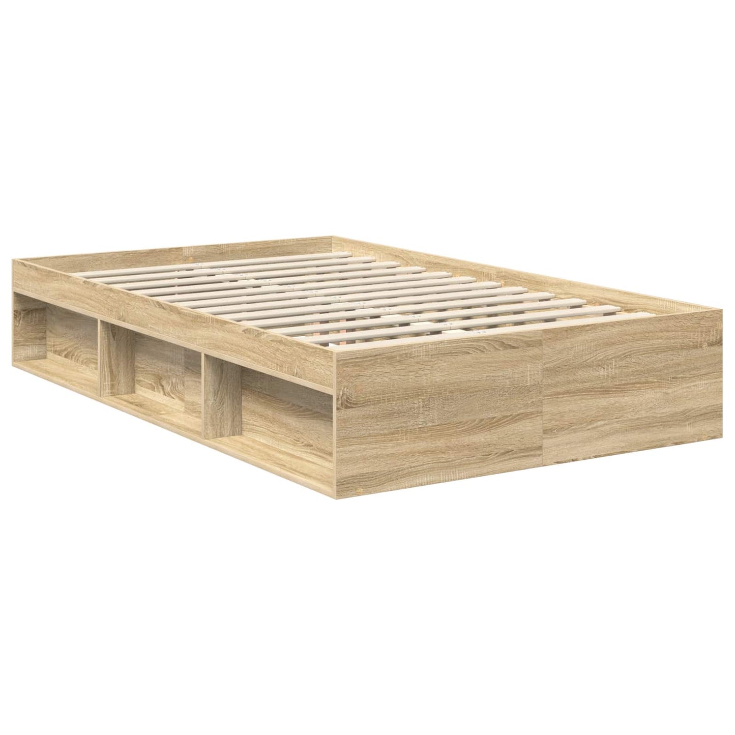 Sengestamme med hodegjerde Sonoma 120 x 190 cm Massiv furu