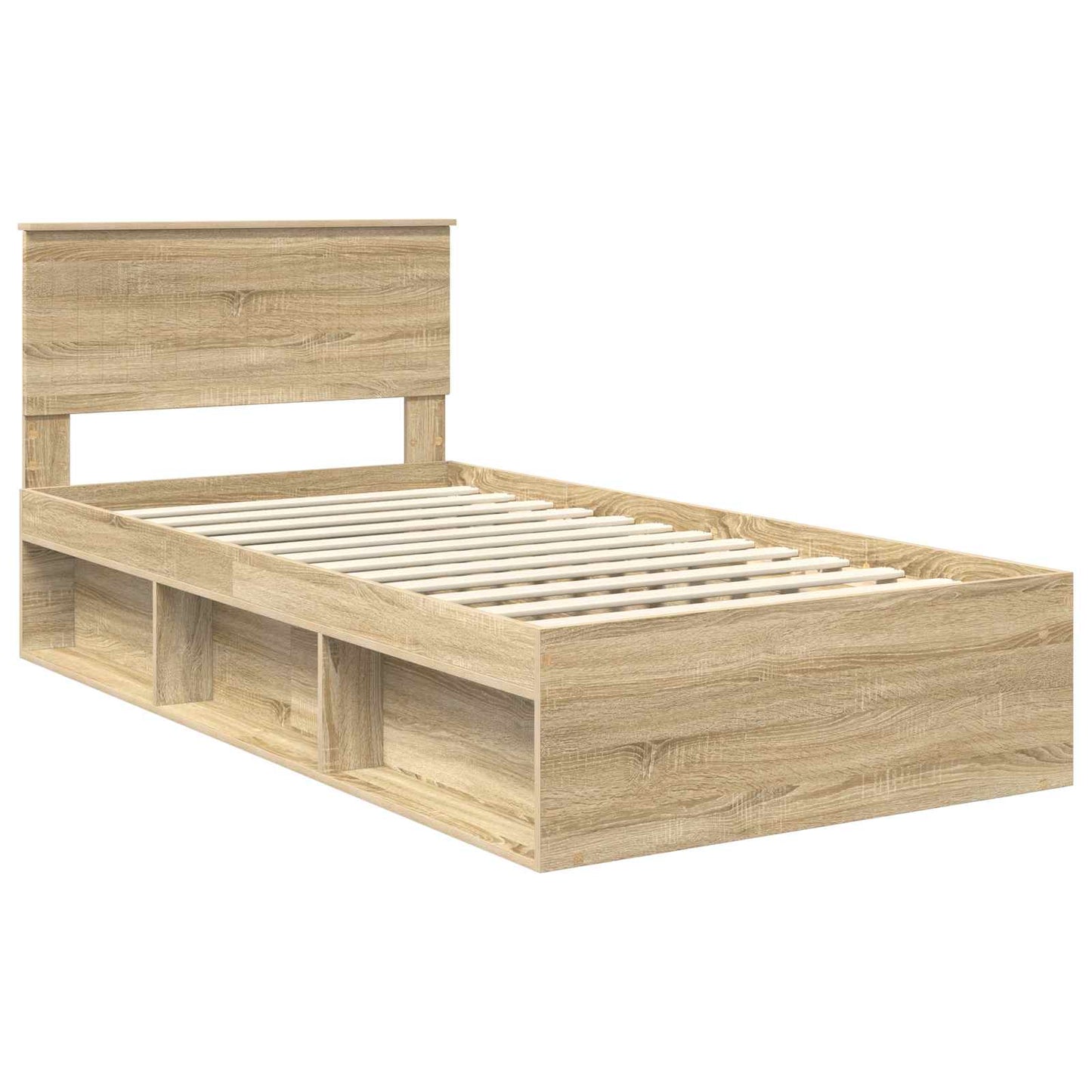 Sengestamme med hodegjerde Sonoma 100 x 200 cm Massiv furu