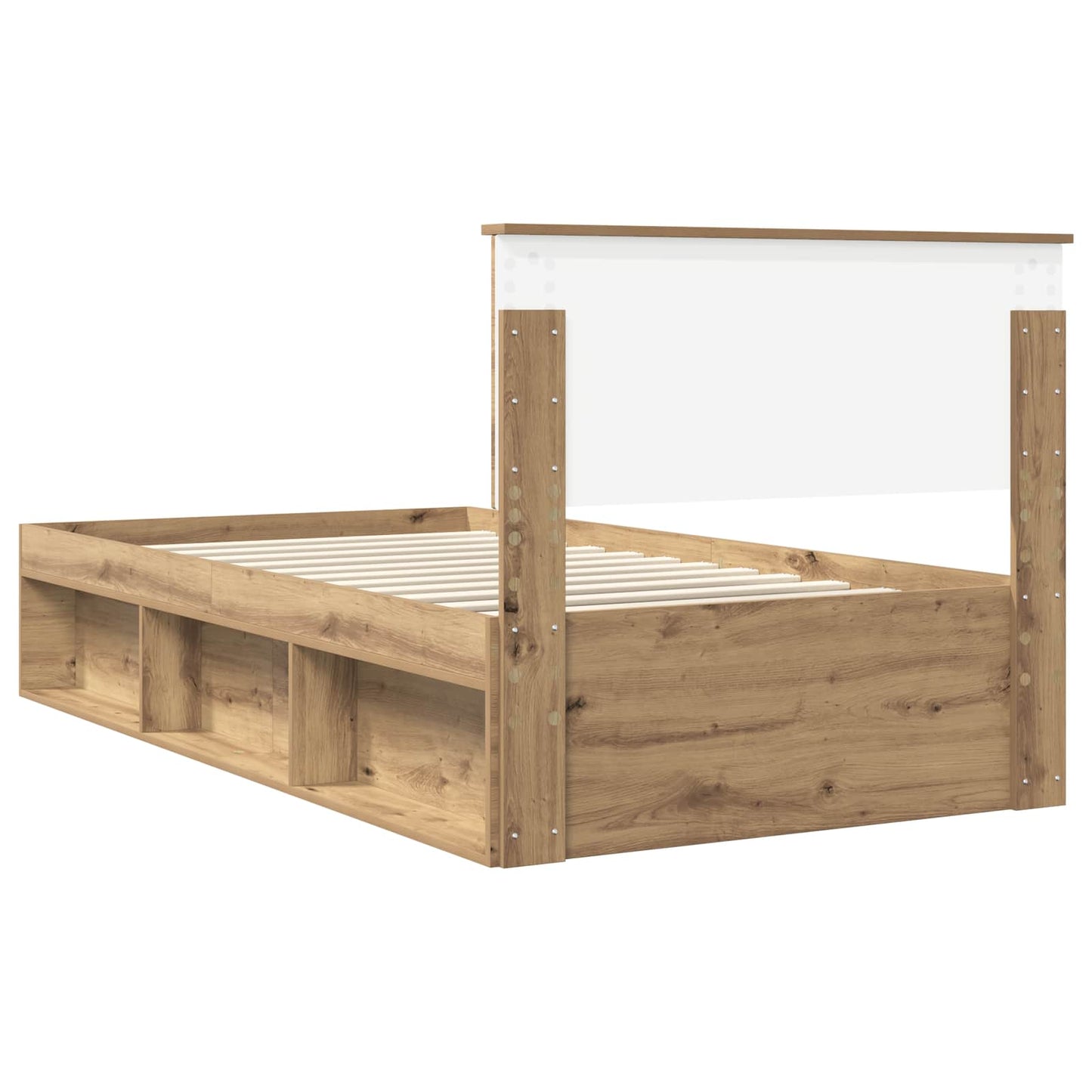 Sengestamme Kunstnerisk Eik 100 x 200 cm Massiv furu