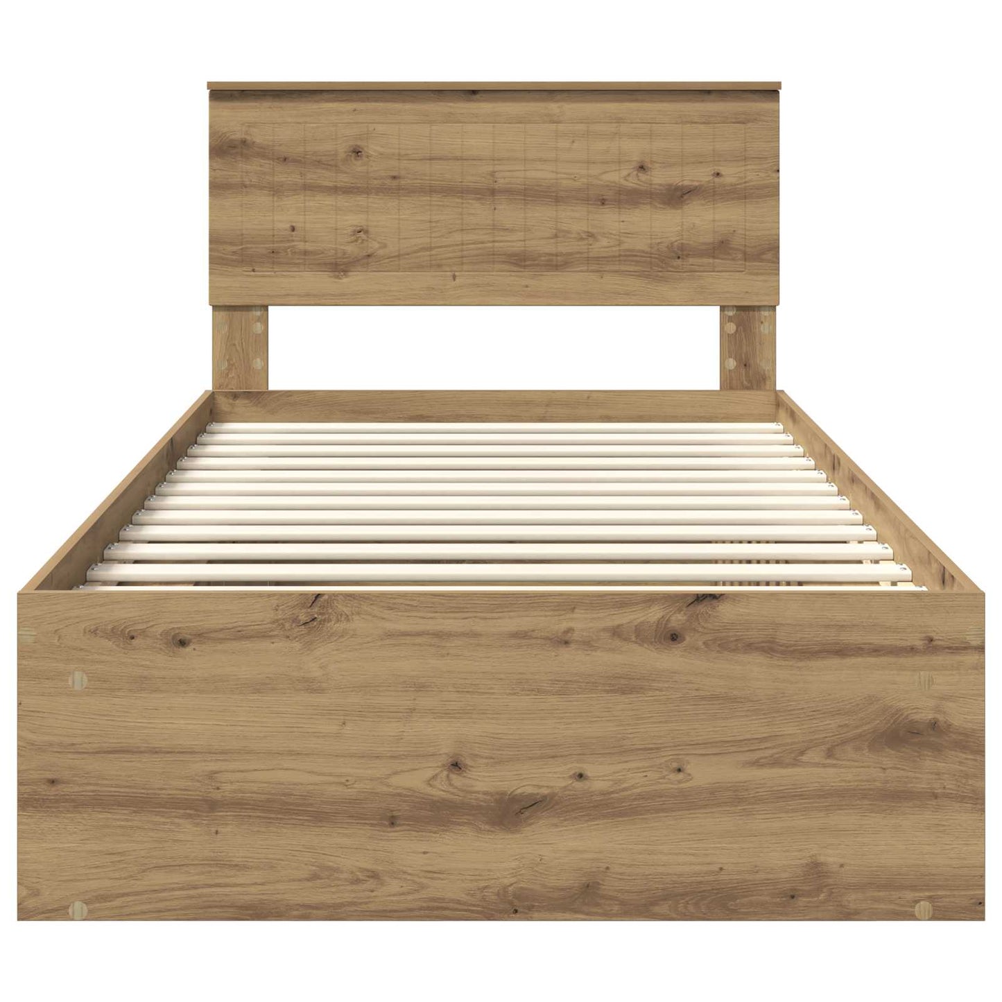 Sengestamme Kunstnerisk Eik 100 x 200 cm Massiv furu