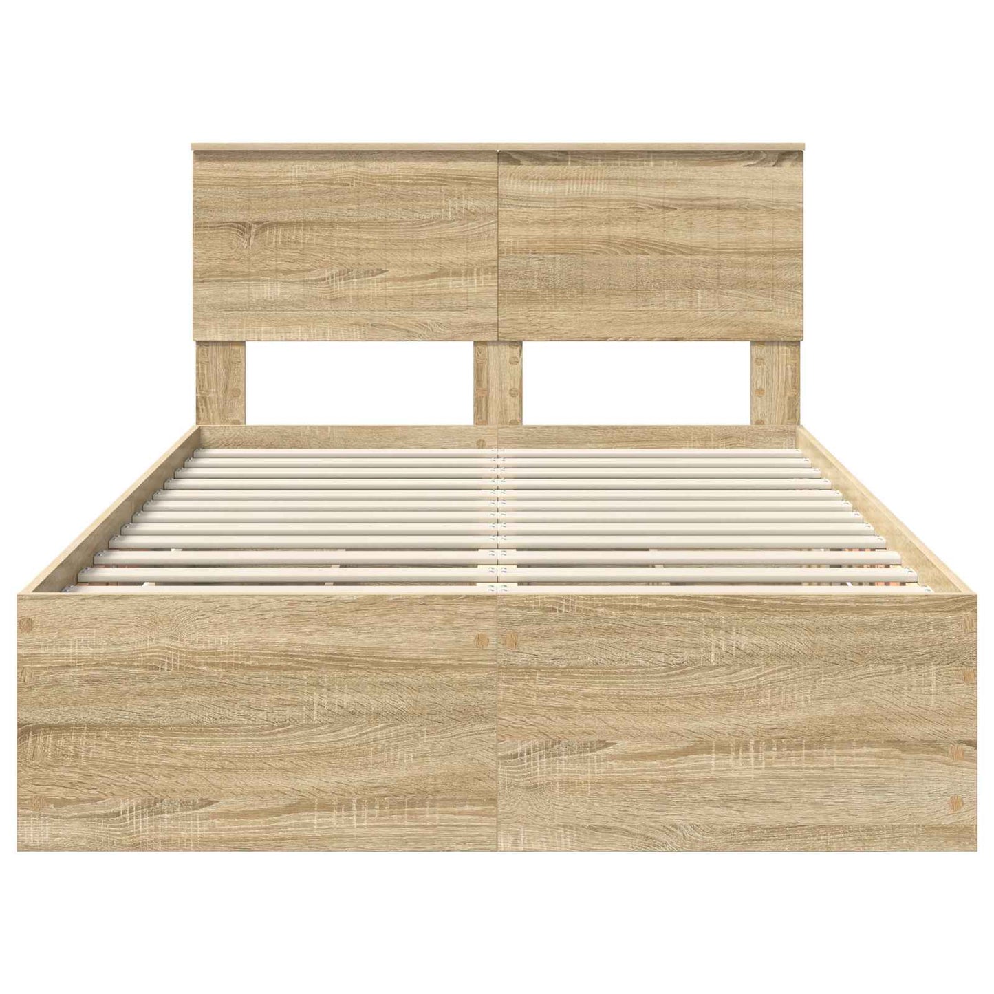 Sengestamme med skuff Sonoma eik 120 x 200 cm Ingeniørtre