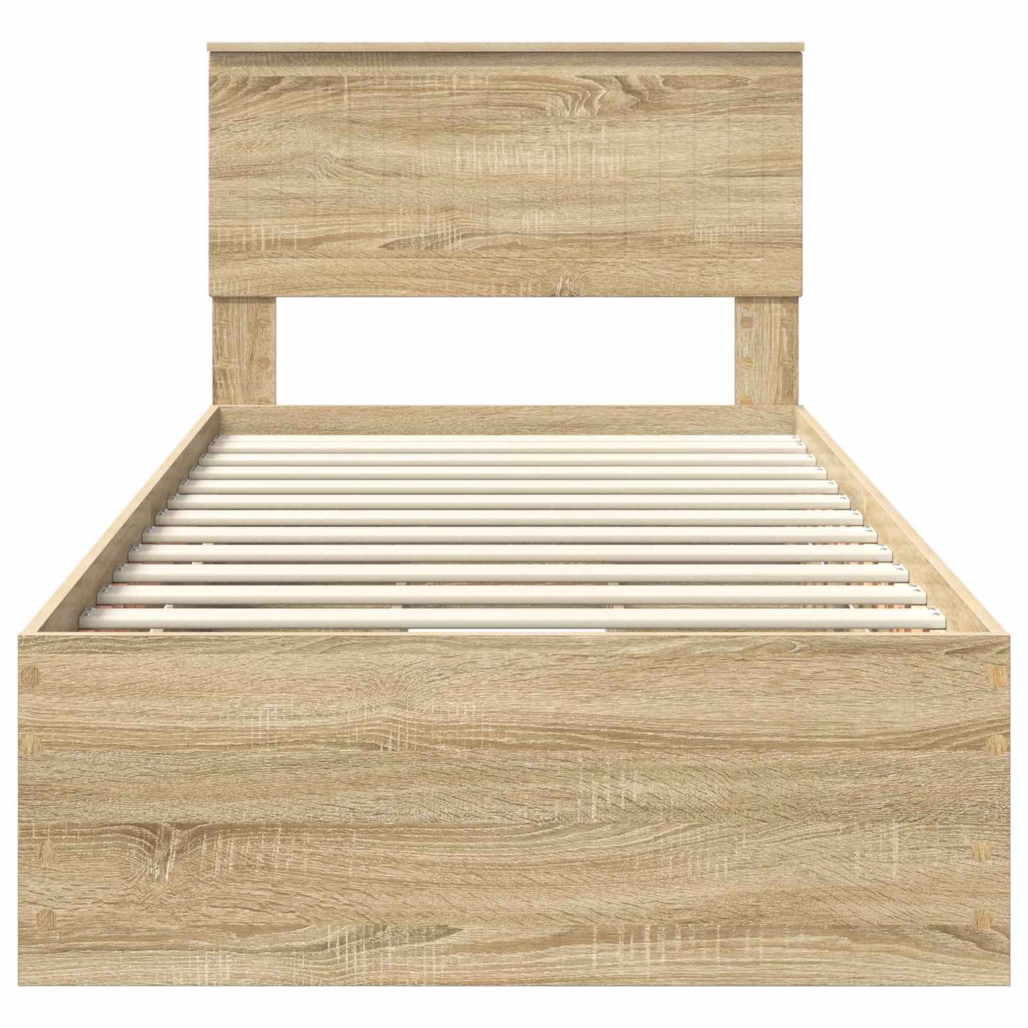 Sengestamme med skuff Sonoma eik 90 x 200 cm Ingeniørtre