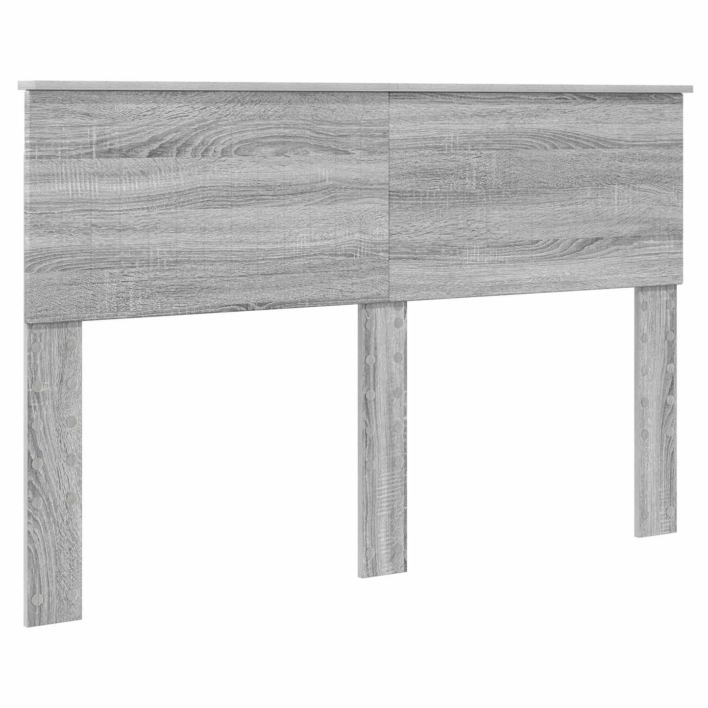 Seng med Oppbevaring Grå Sonoma 140 x 200 cm Konstruert tre