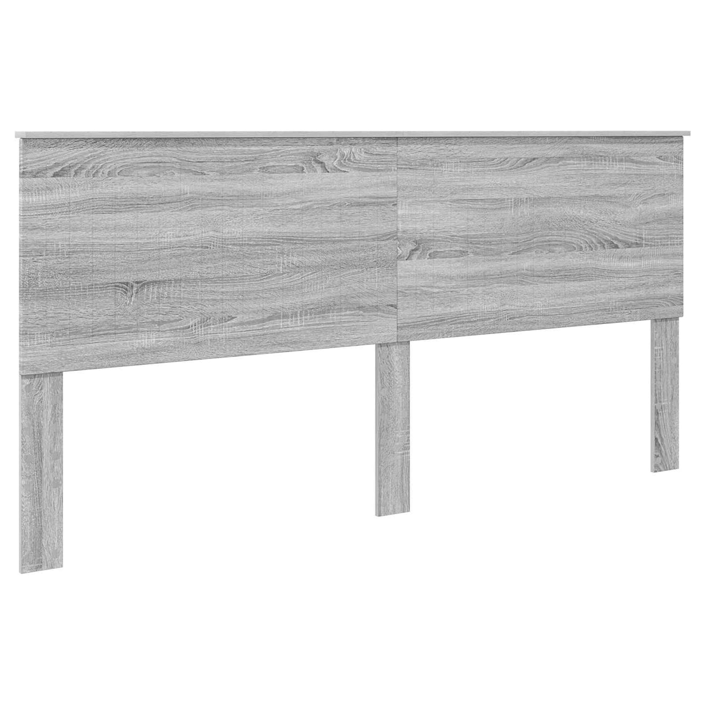 Sengestamme med hodegjerde Grå Sonoma 200 x 200 cm Massiv furu