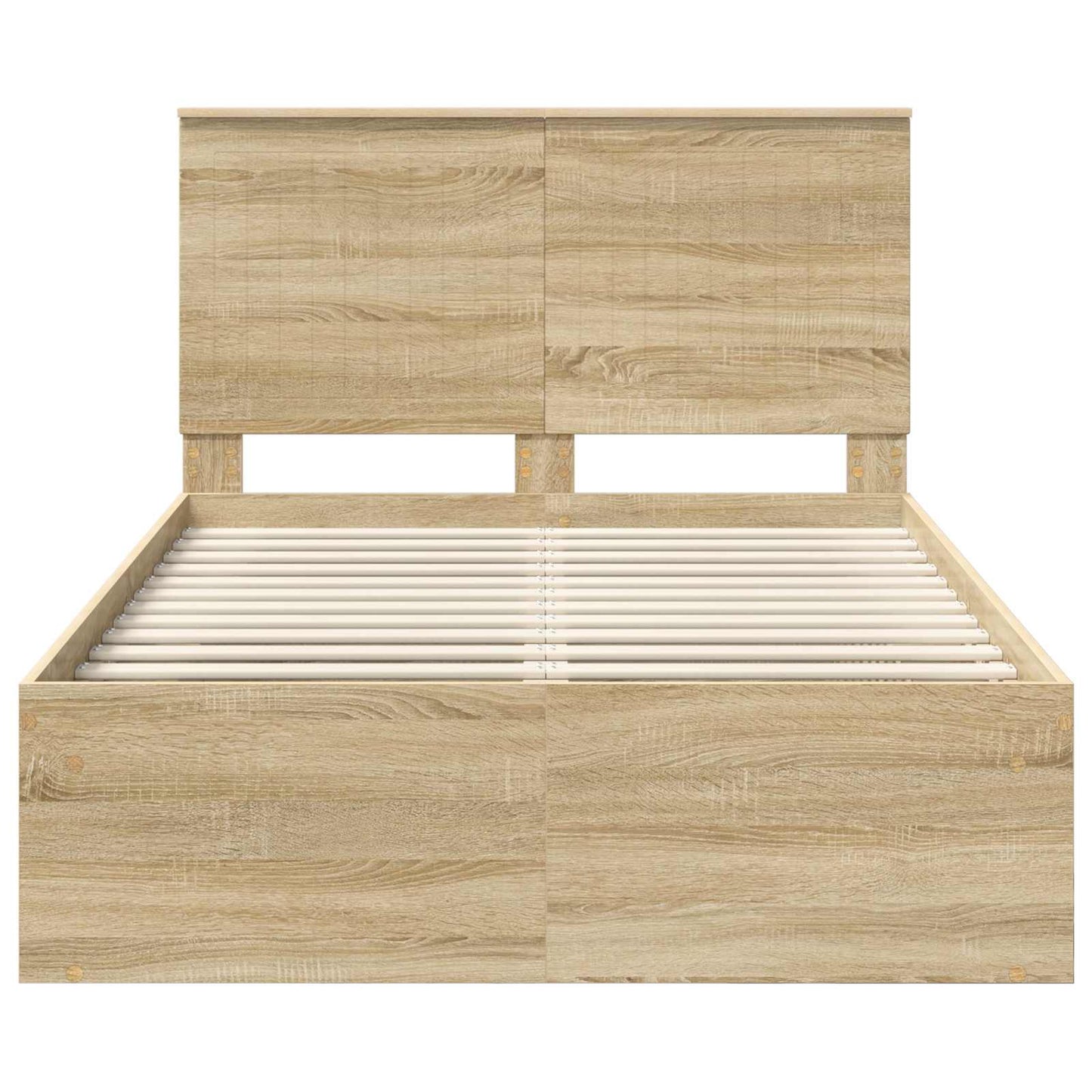 Sengestamme med hodegjerde Sonoma 120 x 190 cm Massiv furu
