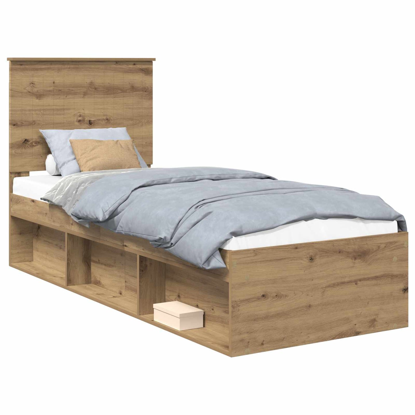 Sengestamme Kunstnerisk Eik 75 x 190 cm Massiv furu