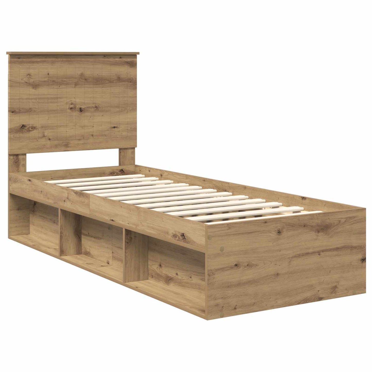 Sengestamme Kunstnerisk Eik 75 x 190 cm Massiv furu