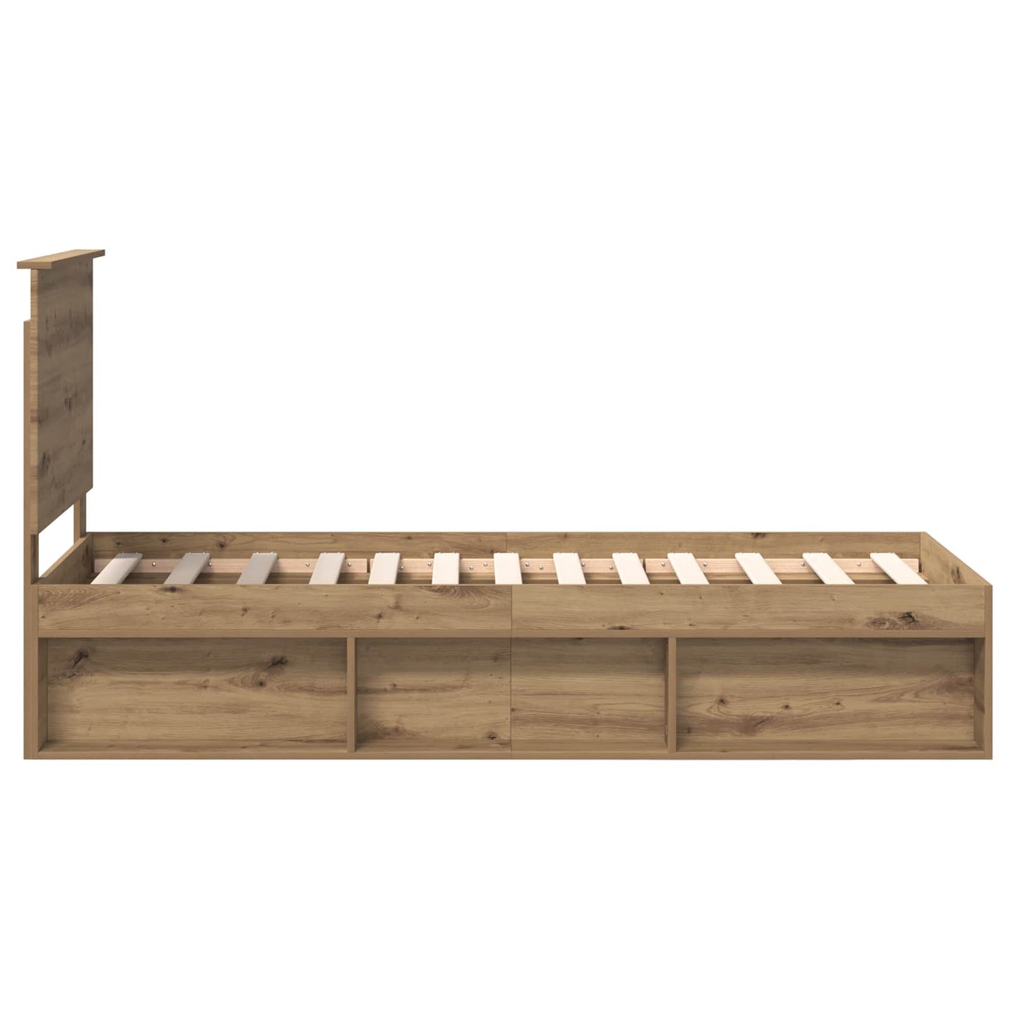 Sengestamme Kunstnerisk Eik 75 x 190 cm Massiv furu