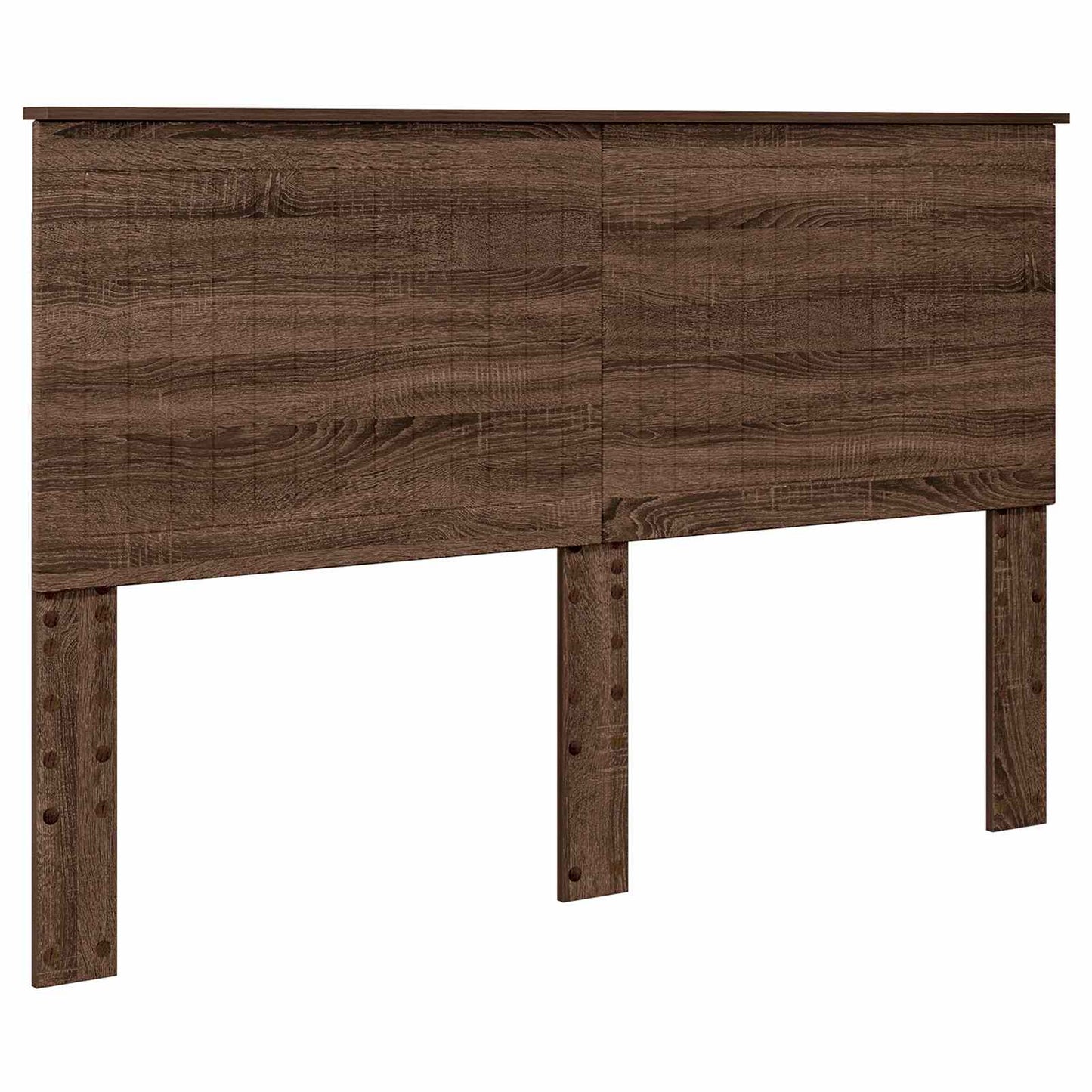 Sengestamme med skuff Brun Eik 150 x 200 cm Ingeniørtre