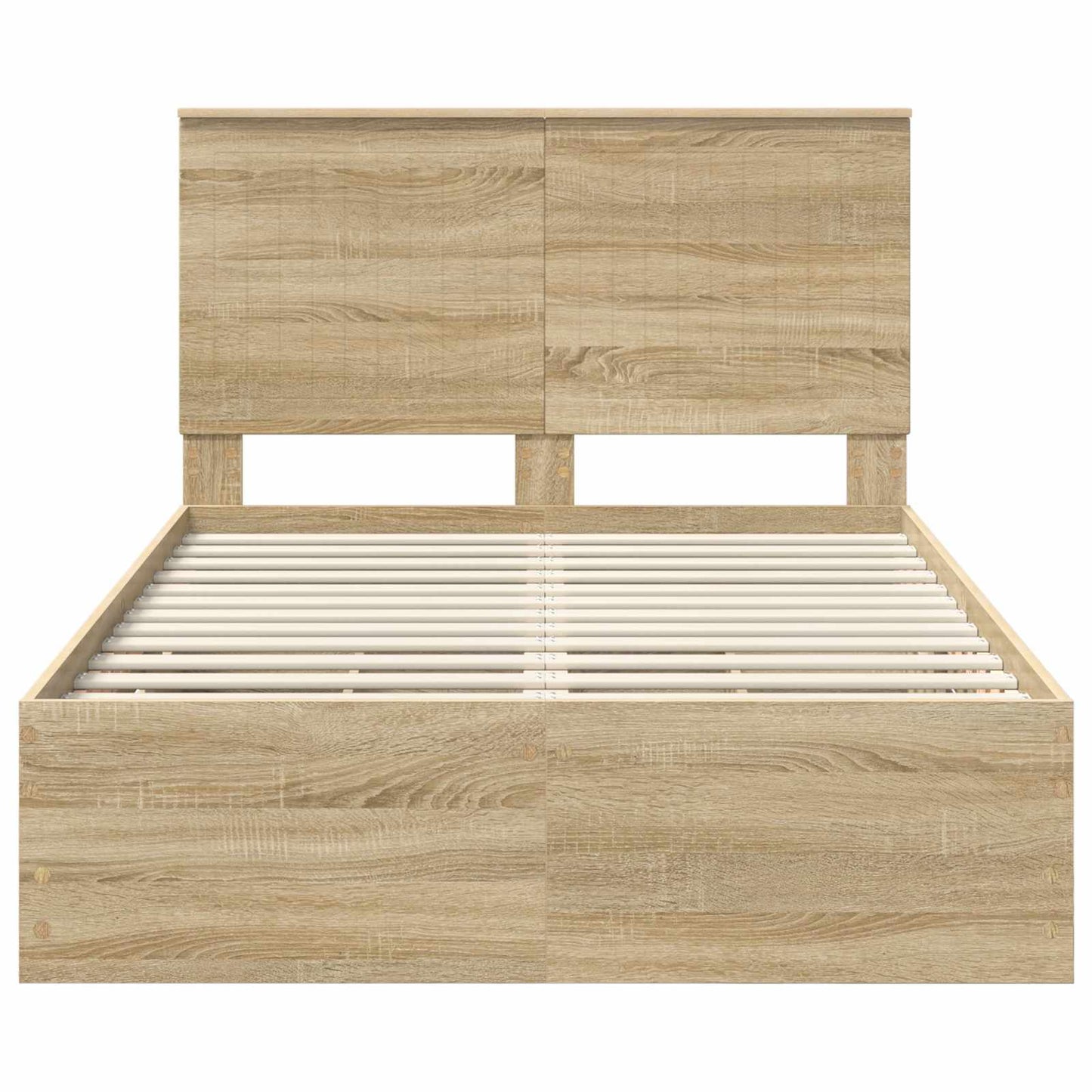 Sengestamme med skuff Sonoma eik 120 x 200 cm Ingeniørtre