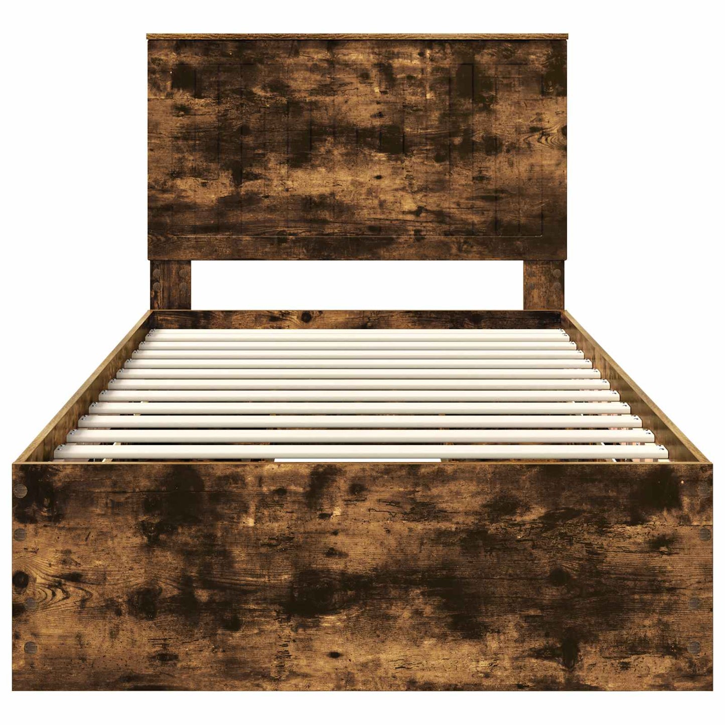 Sengestamme med skuff Røkt eik 100 x 200 cm Ingeniørtre