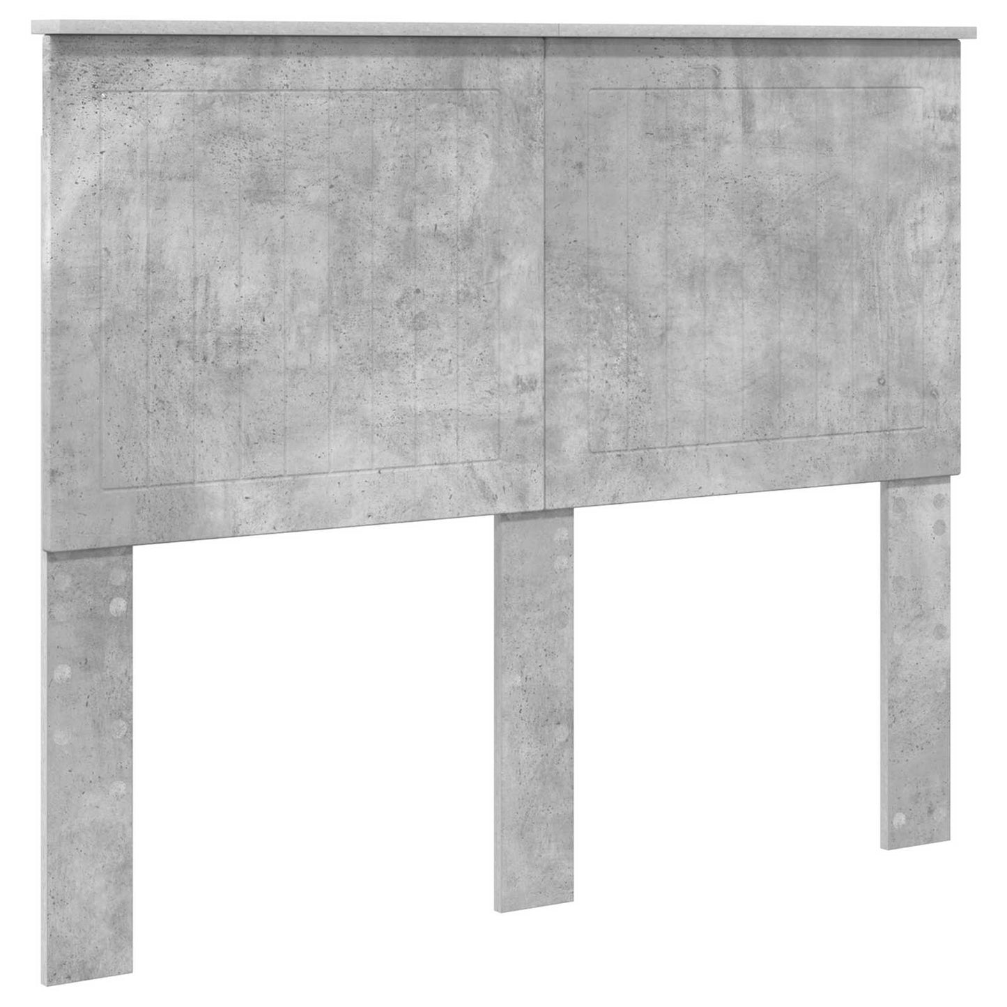 Sengestamme med skuff Betonggrå 120 x 190 cm Konstruert tre
