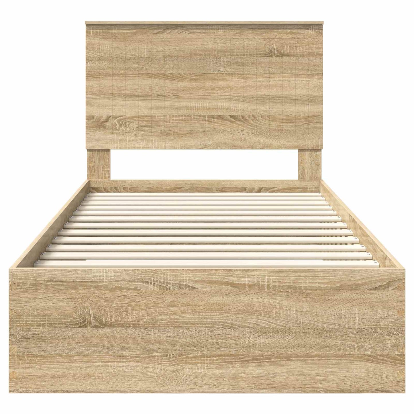 Sengestamme med skuff Sonoma eik 100 x 200 cm Konstruert tre