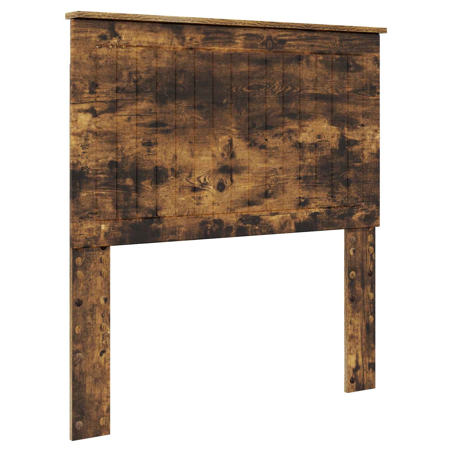 Sengestamme med hodegjerde Røkt eik 90 x 200 cm Konstruert tre