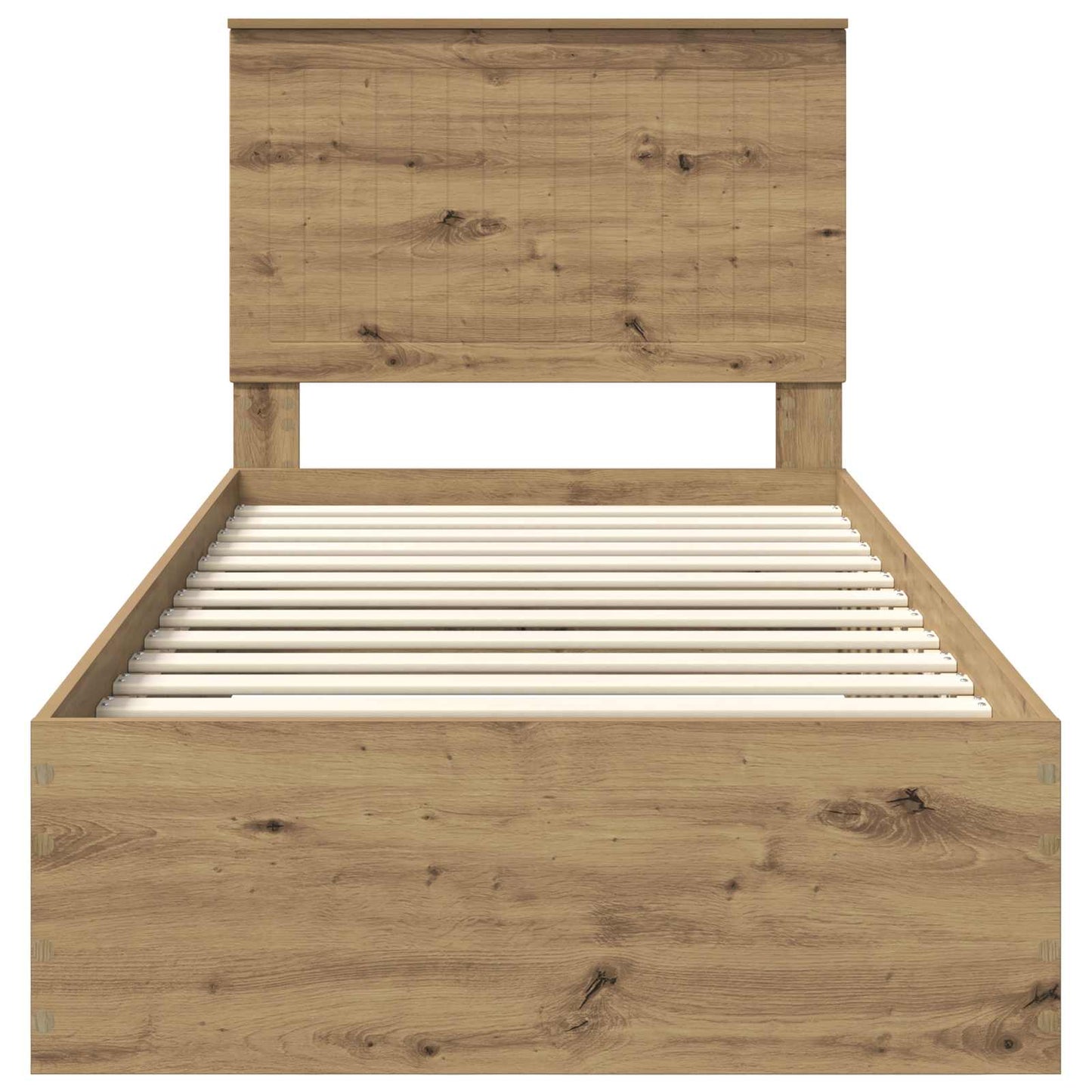 Sengestamme med skuff Artisan Eik 90 x 200 cm Konstruert tre