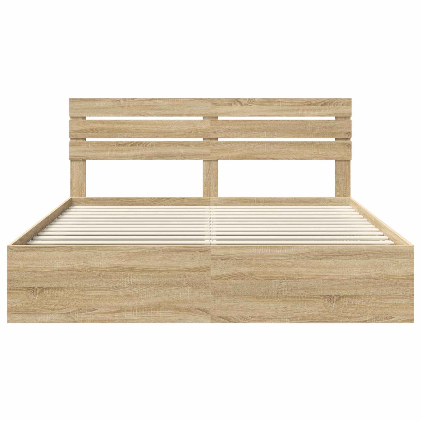 Sengestamme med hodegjerde Sonoma 200 x 200 cm Massiv furu