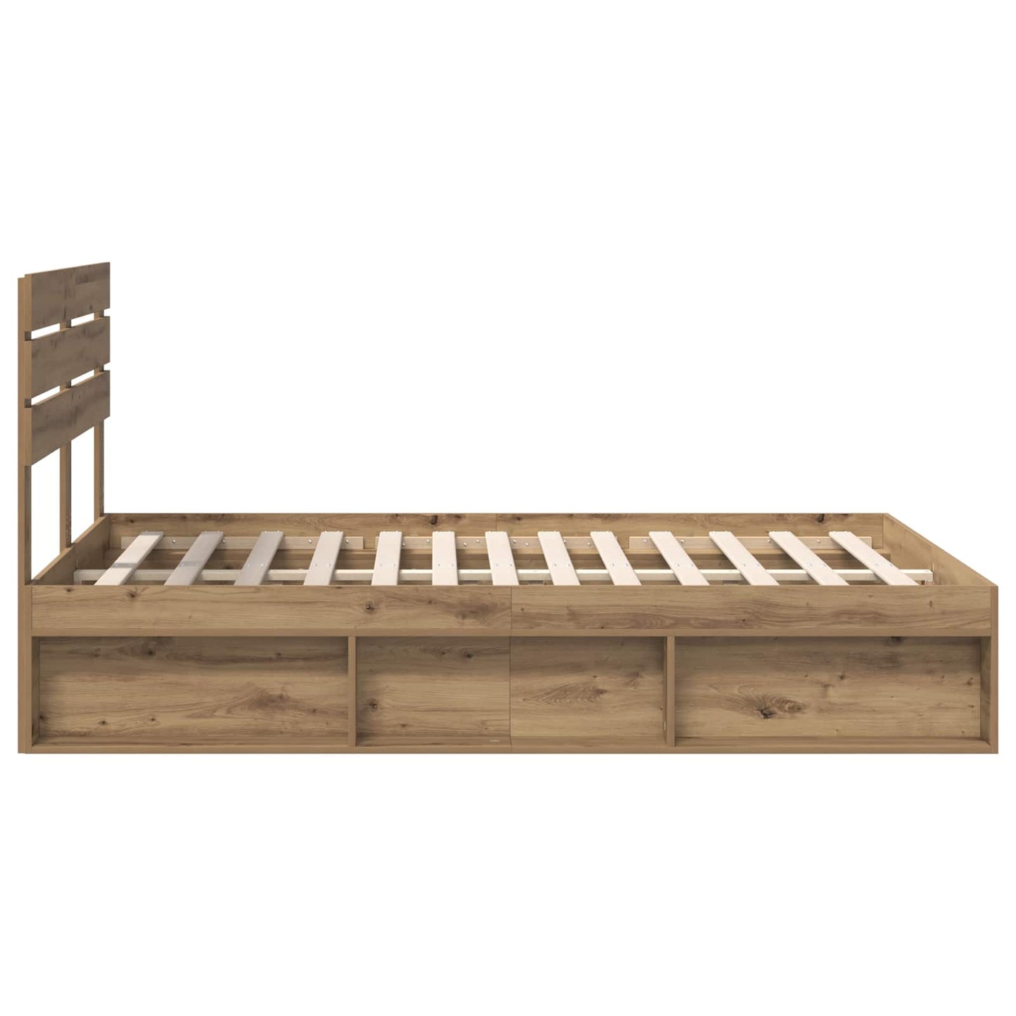 Sengestamme Kunstnerisk Eik 140 x 190 cm Massiv furu