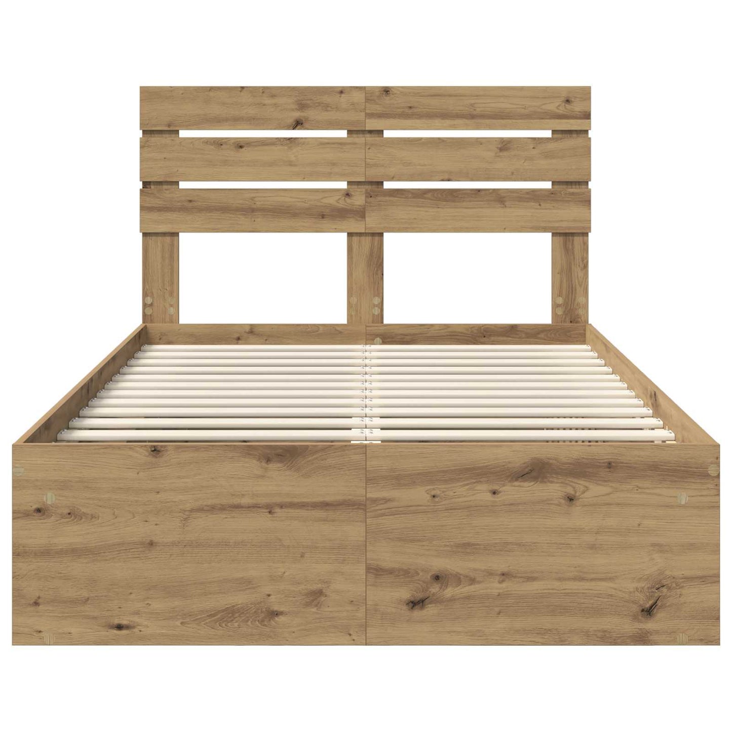 Sengestamme Kunstnerisk Eik 120 x 190 cm Massiv furu