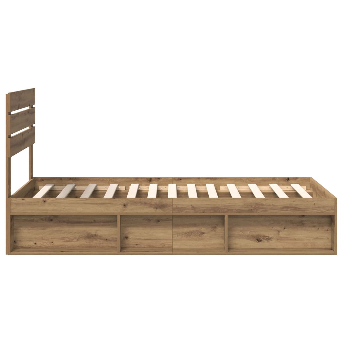 Sengestamme Kunstnerisk Eik 75 x 190 cm Massiv furu