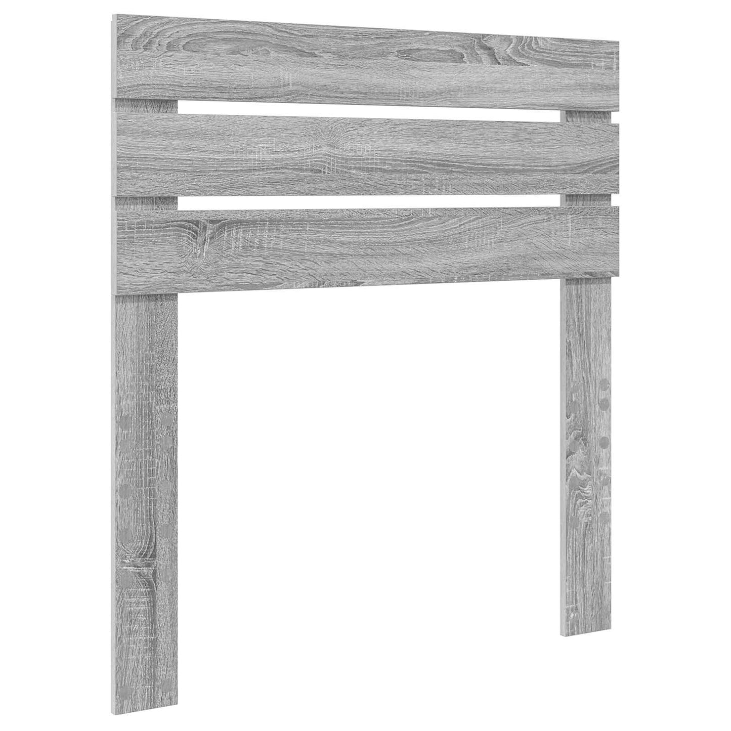 Seng med Oppbevaring Grå Sonoma 90 x 200 cm Konstruert tre