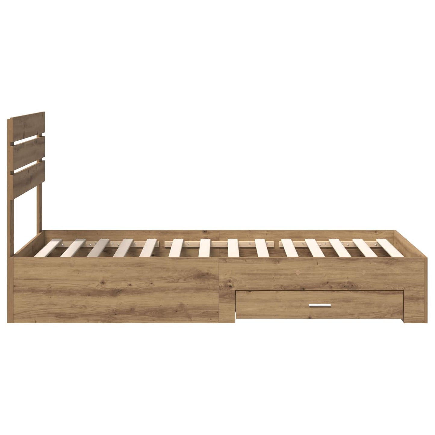 Sengestamme med skuff Artisan Eik 100 x 200 cm Konstruert tre