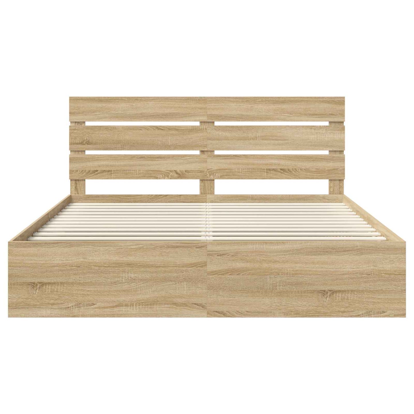 Sengestamme med hodegjerde Sonoma 200 x 200 cm Massiv furu