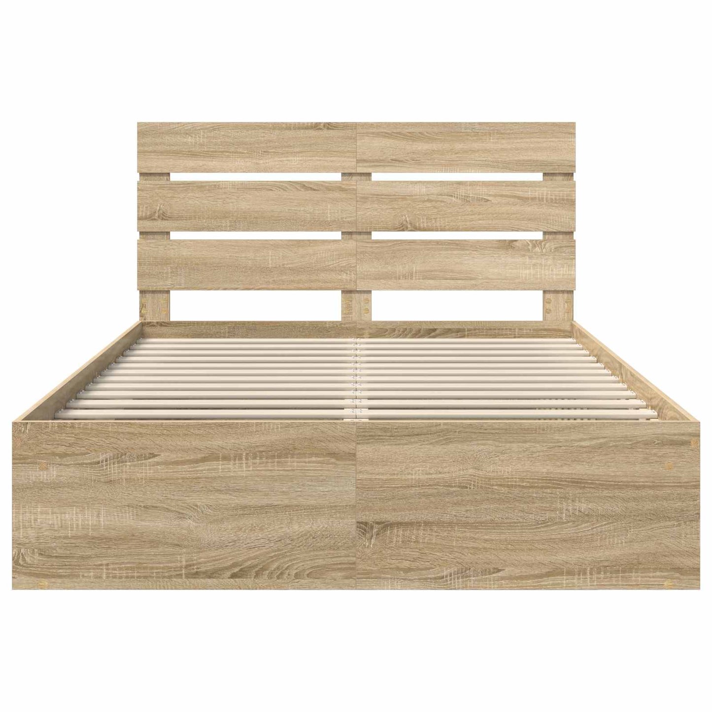 Sengestamme med hodegjerde Sonoma 140 x 190 cm Massiv furu