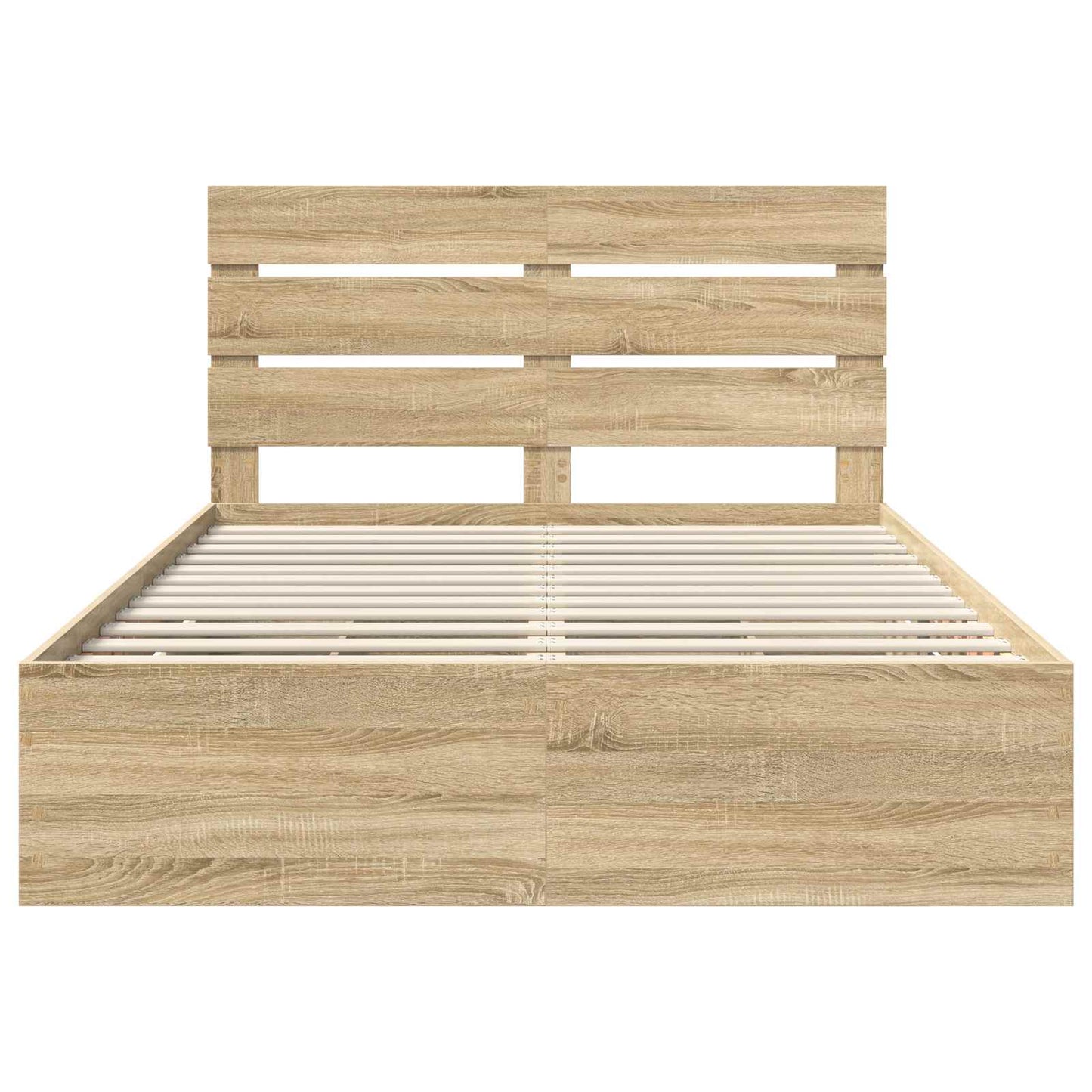 Sengestamme med skuff Sonoma eik 140 x 200 cm Ingeniørtre