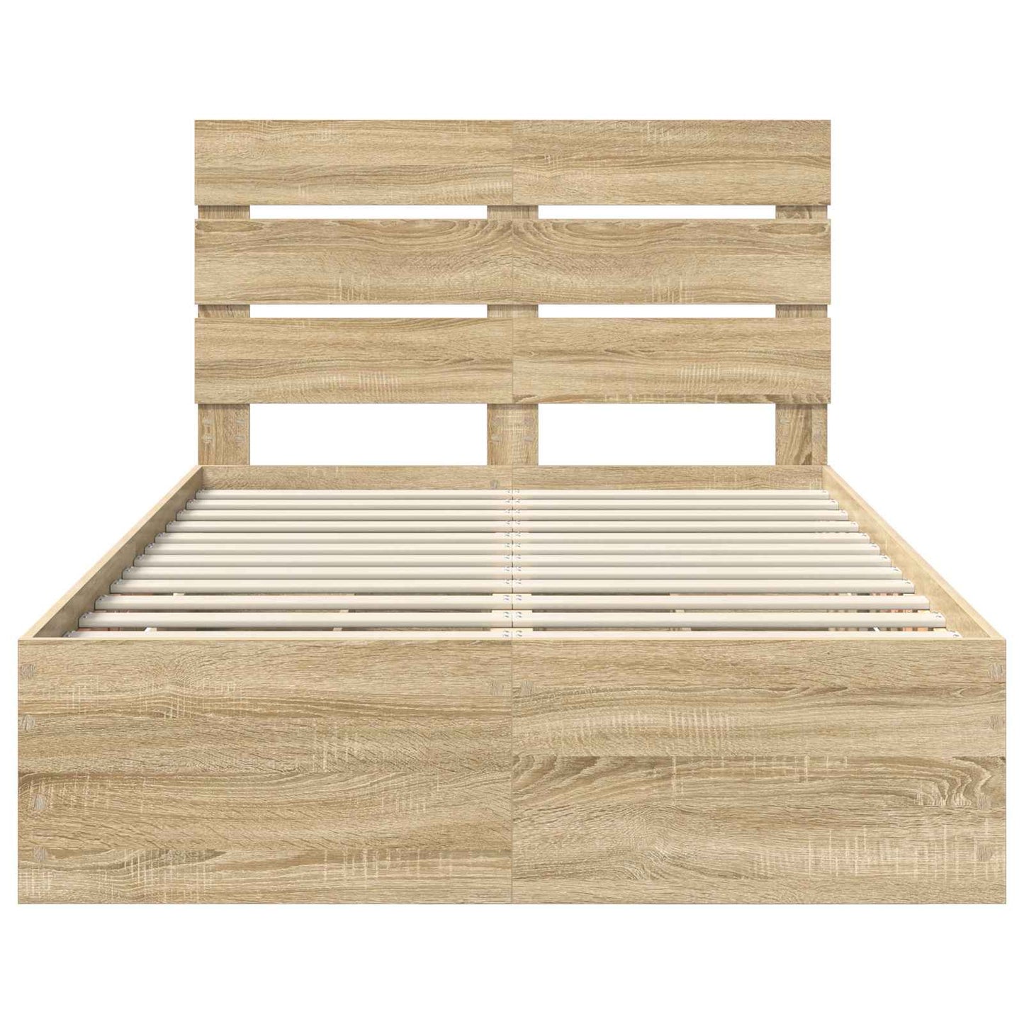 Sengestamme med skuff Sonoma eik 120 x 200 cm Ingeniørtre