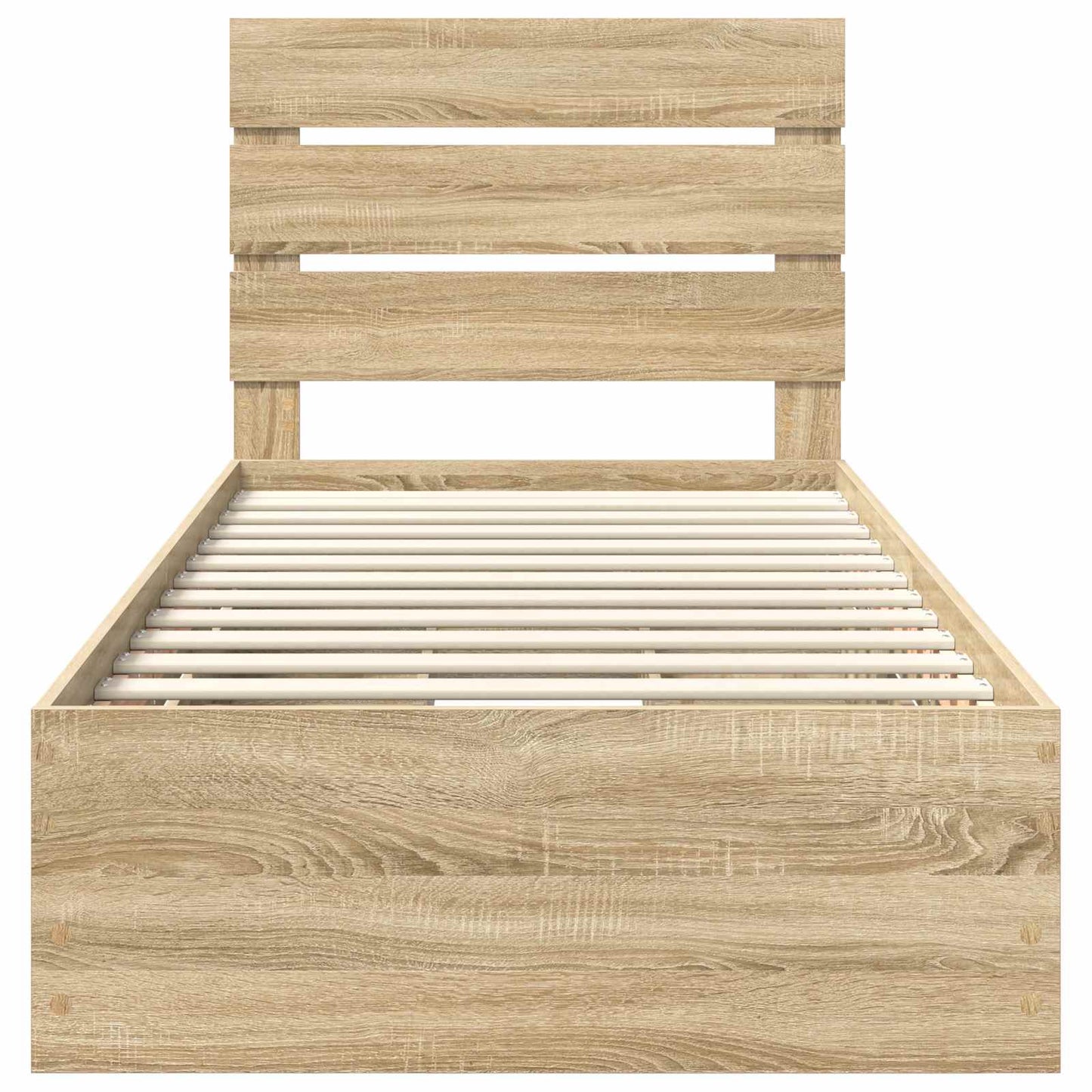 Sengestamme med skuff Sonoma eik 90 x 200 cm Ingeniørtre