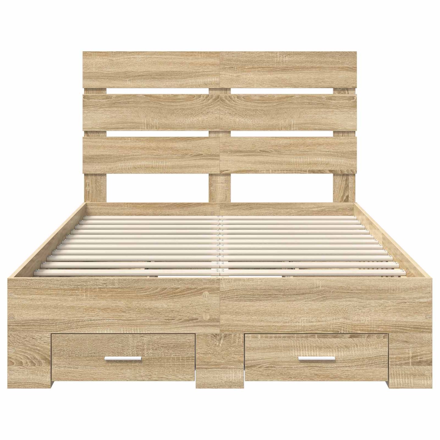 Sengestamme med skuff Sonoma eik 120 x 200 cm Konstruert tre