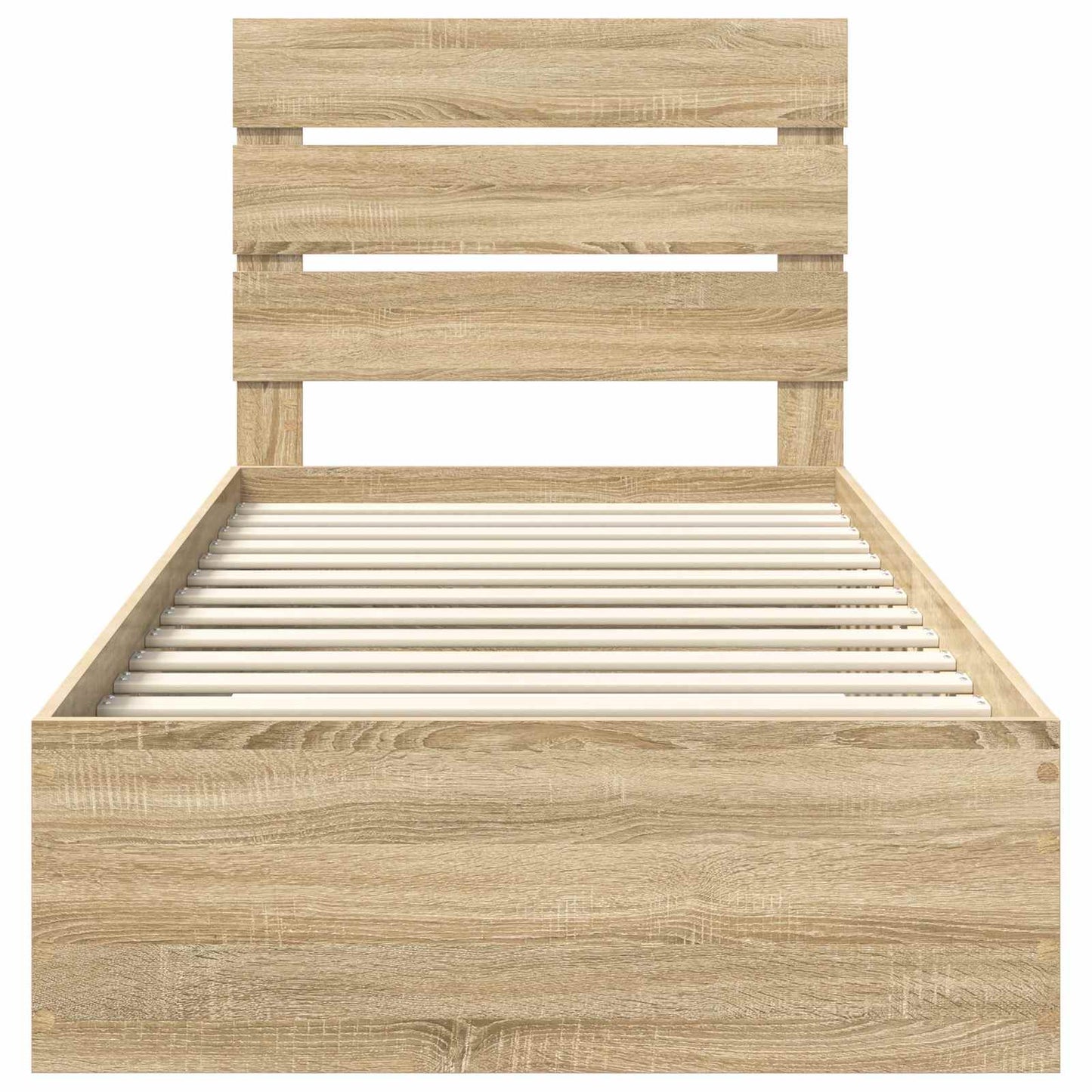 Sengestamme med skuff Sonoma eik 100 x 200 cm Konstruert tre