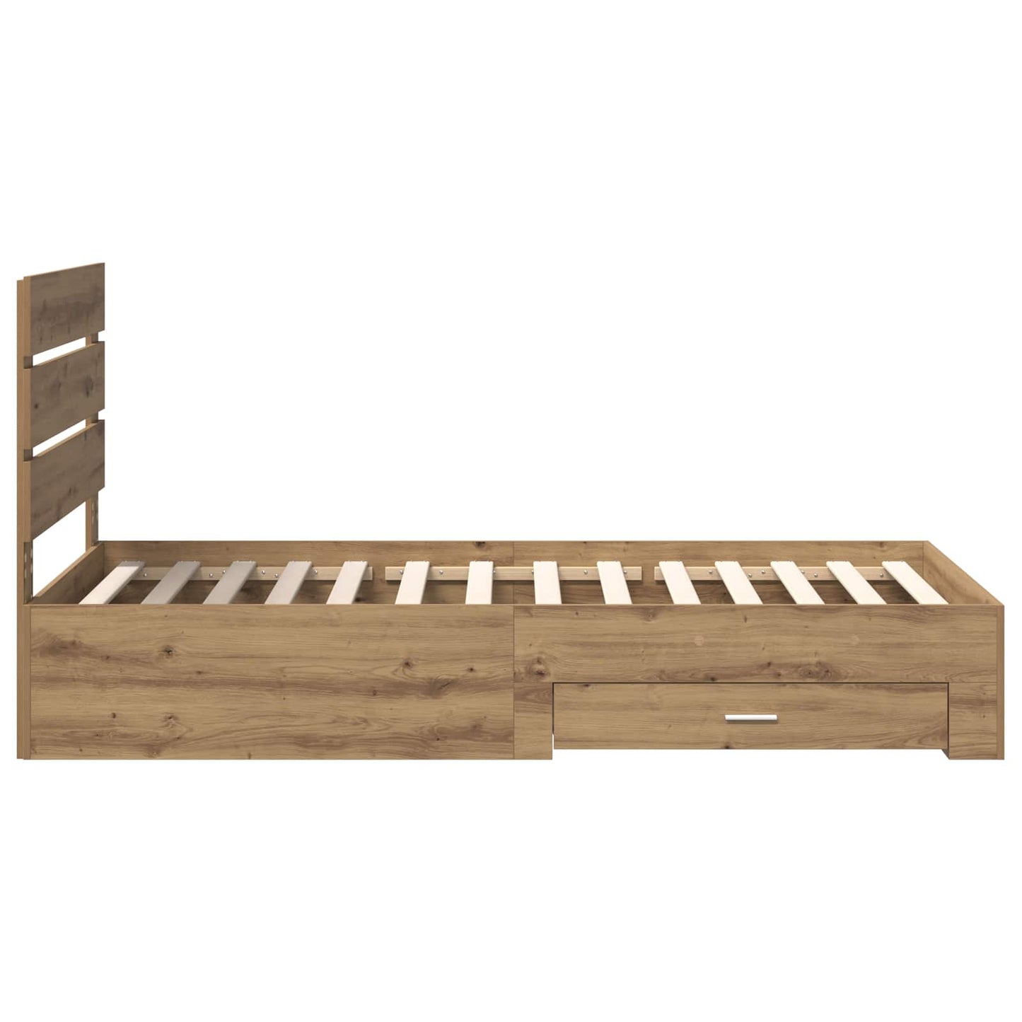Sengestamme med skuff Artisan Eik 100 x 200 cm Konstruert tre