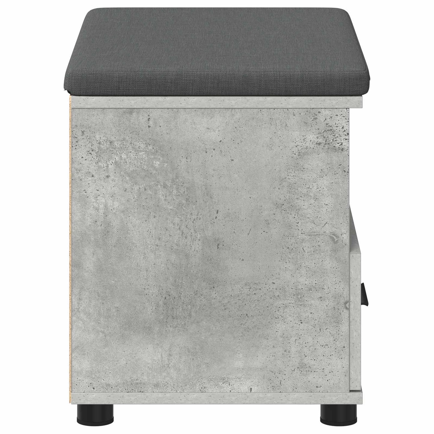 Gangbenk BetongGrå 60 x 38 x 46 cm Konstruert treverk og stoff