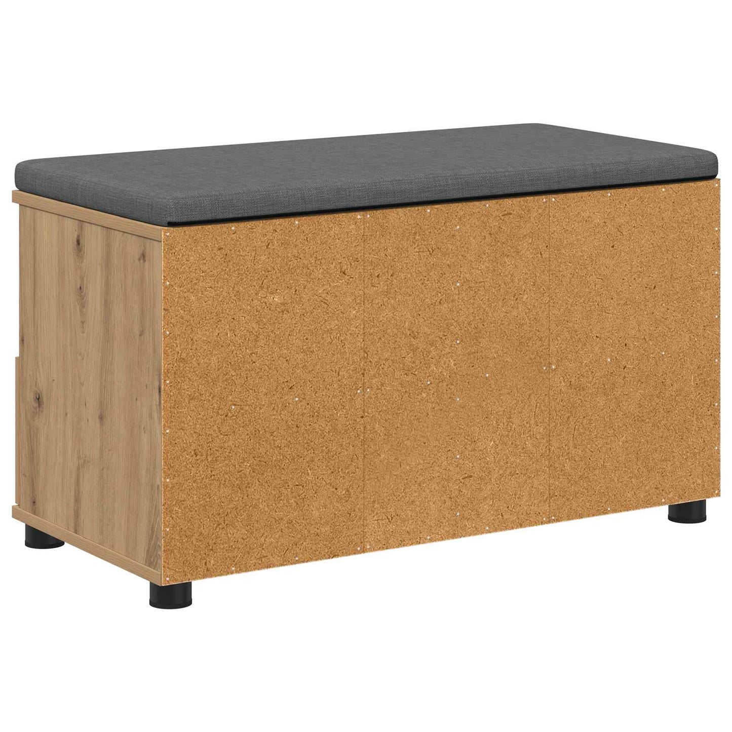 Gangbenk med pute med skuff Artisan Eik 80 x 38 x 46 cm