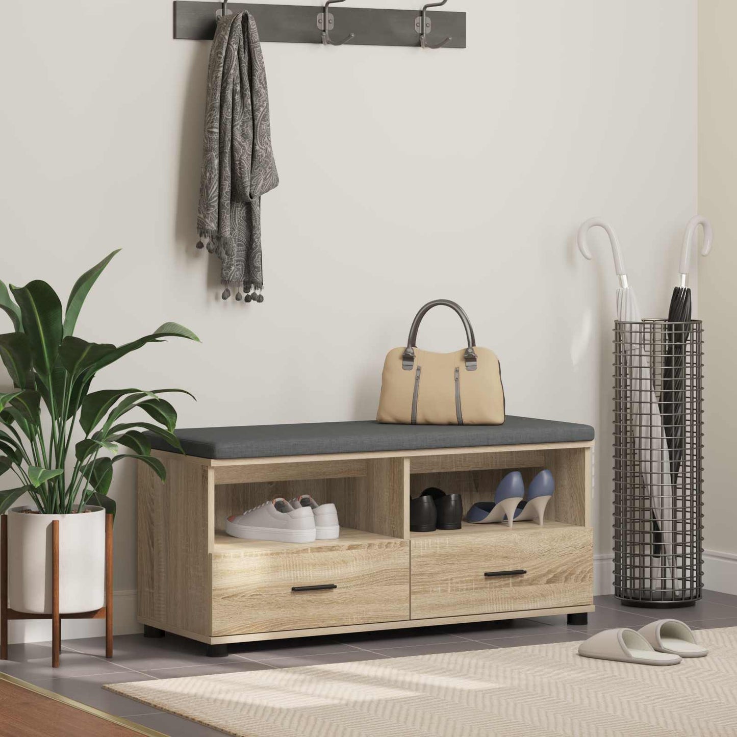 Gangbenk Sonoma eik 100 x 38 x 46 cm