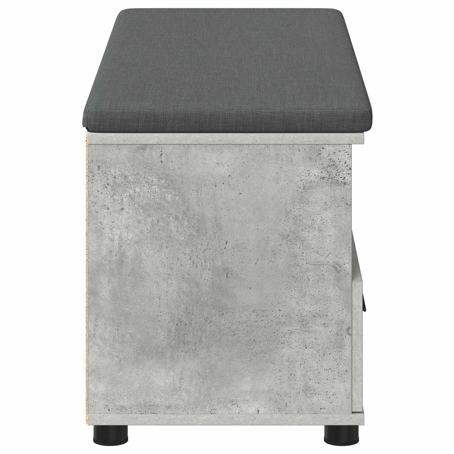 Gangbenk BetongGrå 100 x 38 x 46 cm Konstruert treverk og stoff