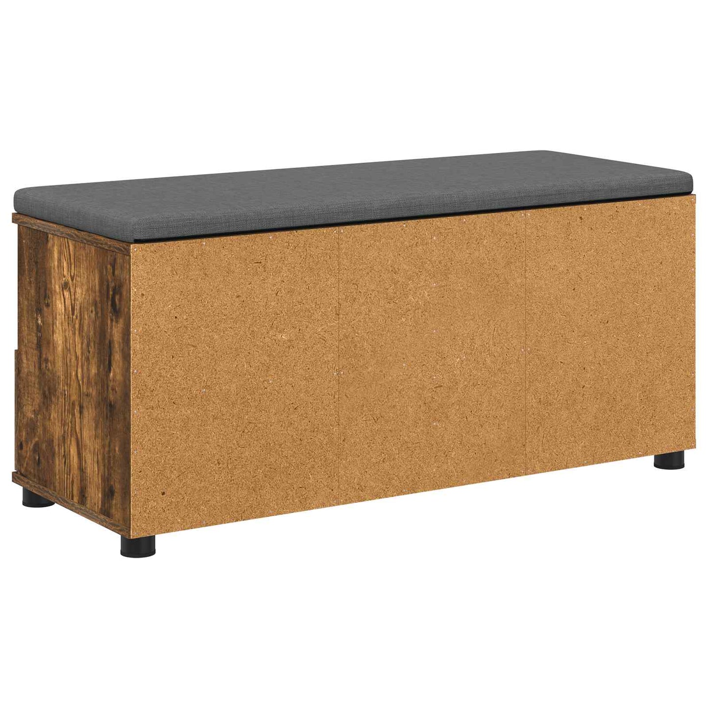 Gangbenk Røkt Eik 100 x 38 x 46 cm Konstruert treverk og stoff