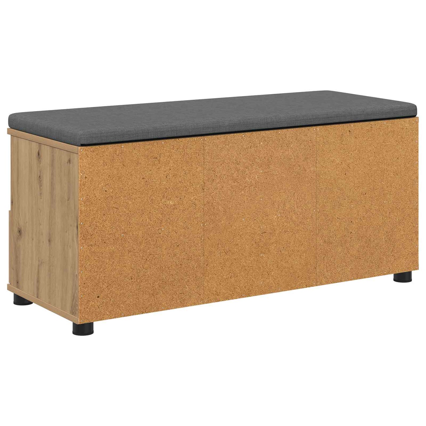 Gangbenk med pute med skuff Artisan Eik 100 x 38 x 46 cm