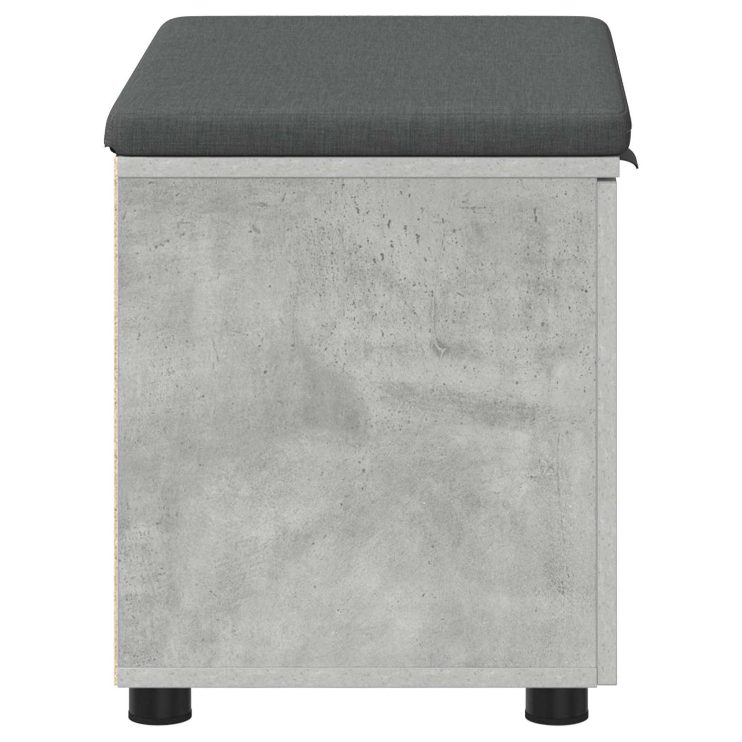 Gangbenk BetongGrå 60 x 38 x 46 cm Konstruert treverk og stoff