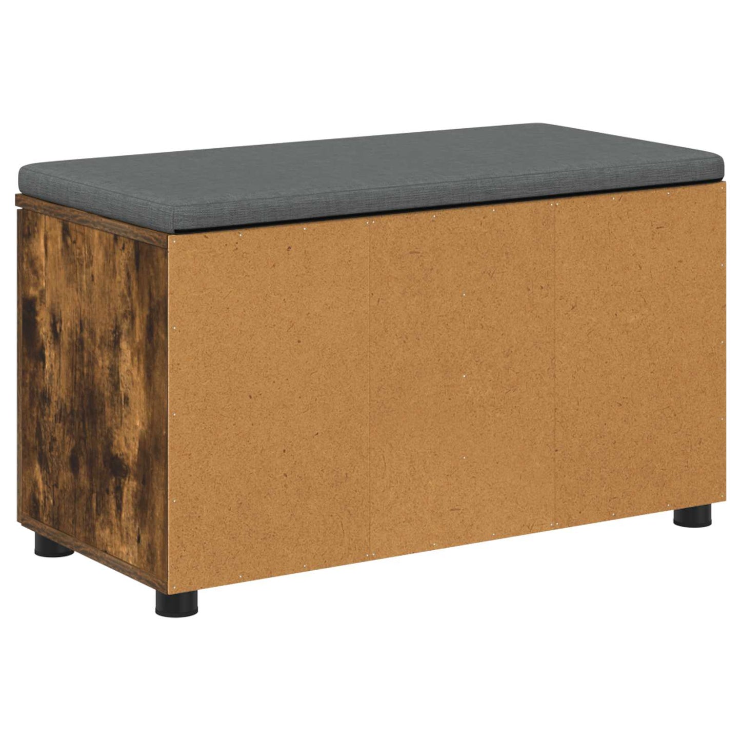 Gangbenk Røkt Eik 80 x 38 x 46 cm Konstruert treverk og stoff