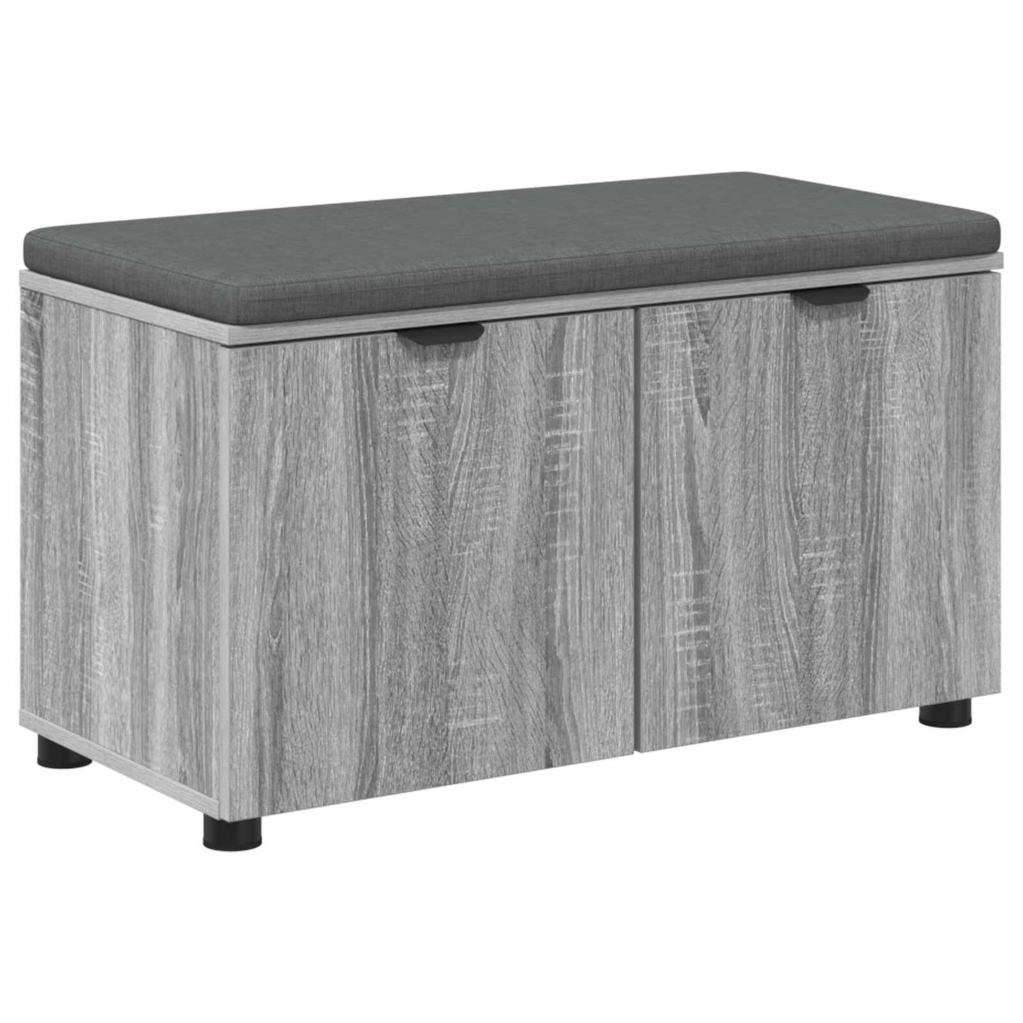 Gangbenk Grå Sonoma 80 x 38 x 46 cm Konstruert treverk og stoff