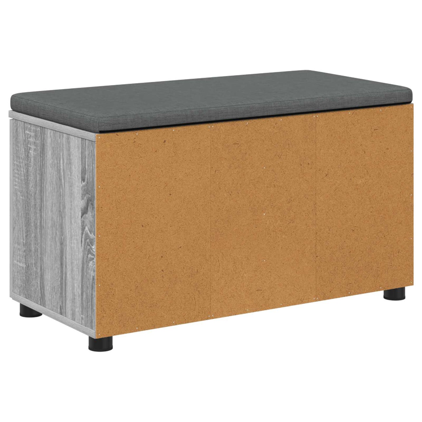 Gangbenk Grå Sonoma 80 x 38 x 46 cm Konstruert treverk og stoff