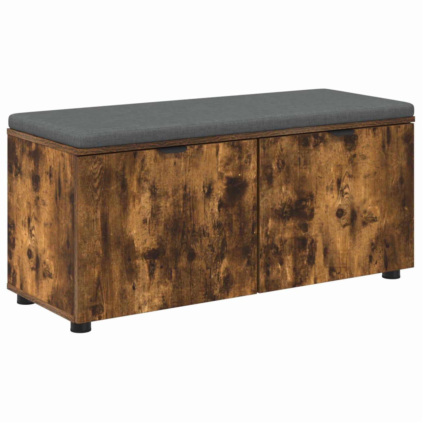 Gangbenk Røkt Eik 100 x 38 x 46 cm Konstruert treverk og stoff