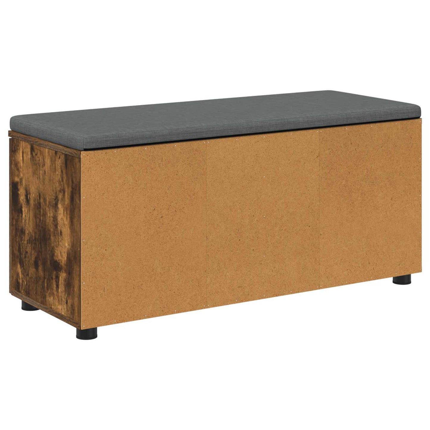 Gangbenk Røkt Eik 100 x 38 x 46 cm Konstruert treverk og stoff