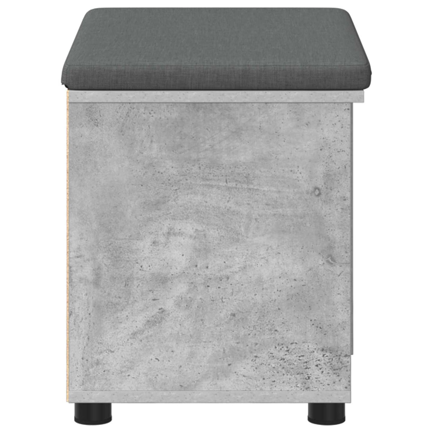 Gangbenk BetongGrå 60 x 38 x 46 cm Konstruert treverk og stoff
